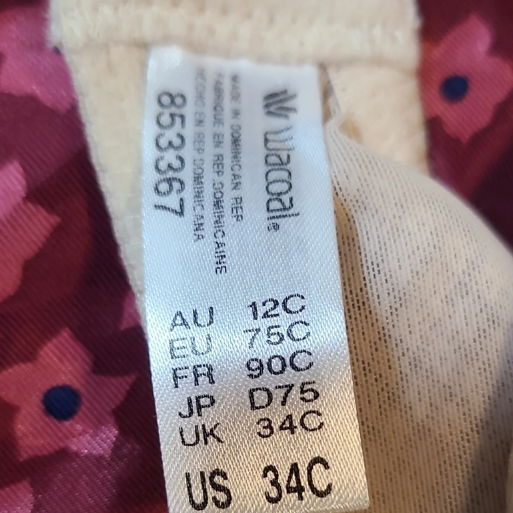 Wacoal Beige Patterned Bra - Picture 8 of 12